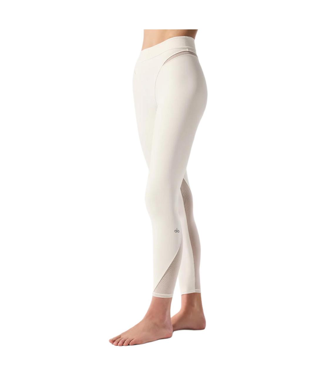 ALO YOGA Бежевые леггинсы и велосипедки, фото 4