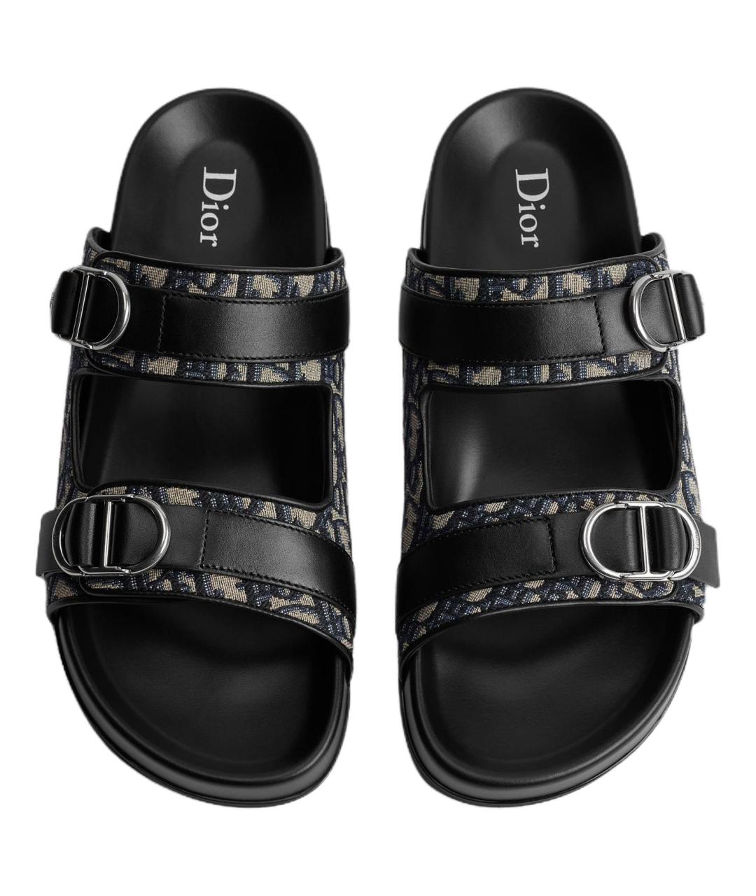 CHRISTIAN DIOR Черные сандалии, фото 4