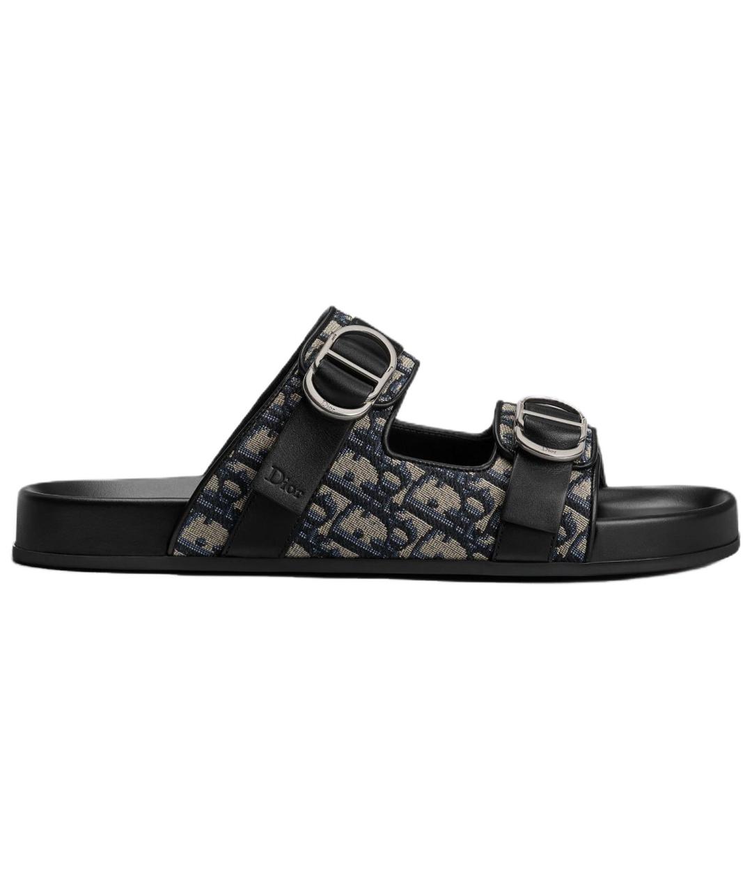 CHRISTIAN DIOR Черные сандалии, фото 1
