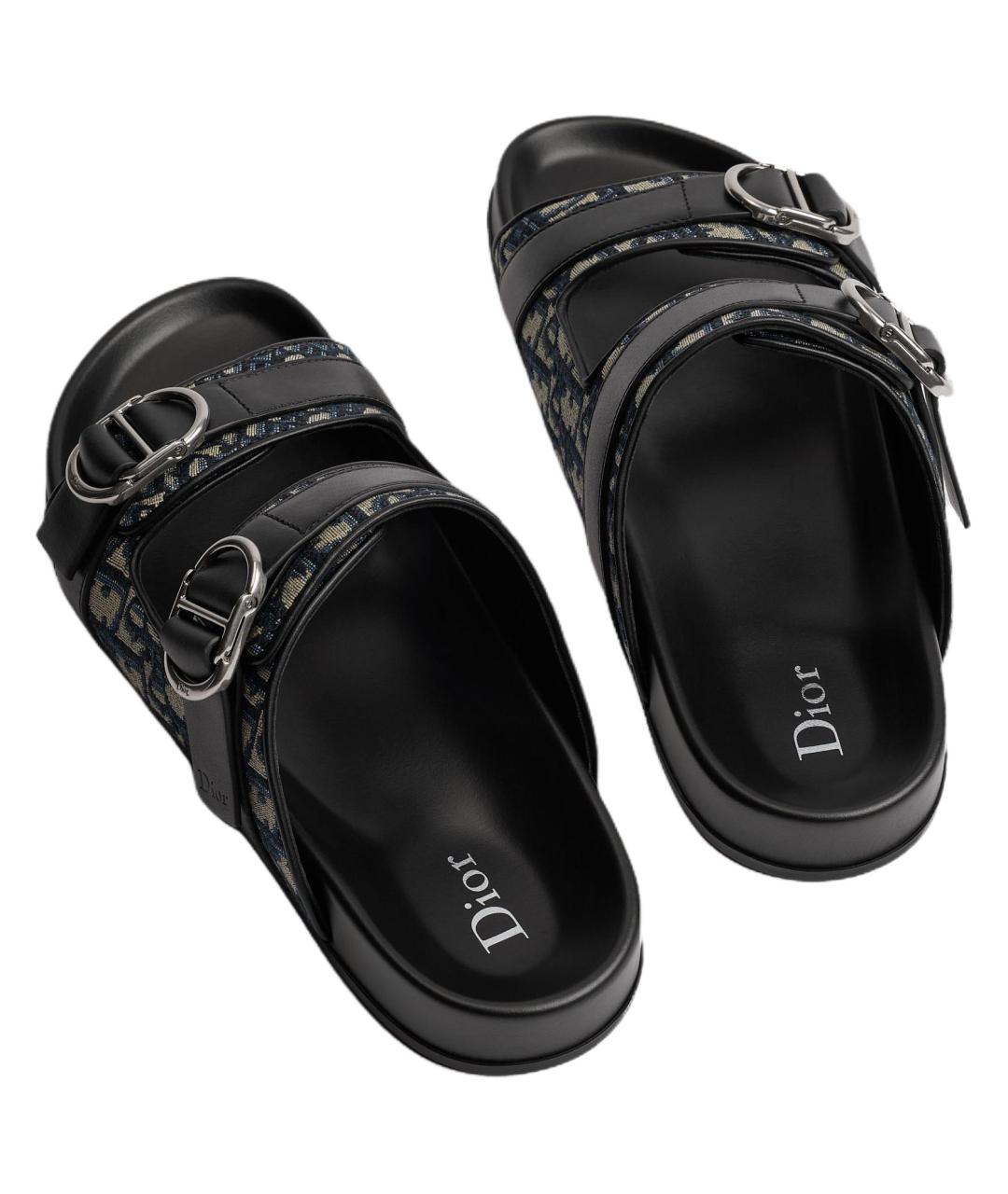 CHRISTIAN DIOR Черные сандалии, фото 3