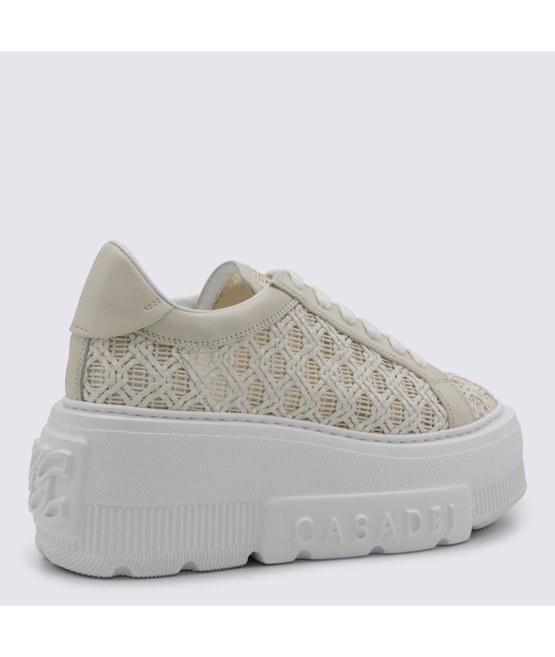 CASADEI Бежевые кроссовки, фото 3