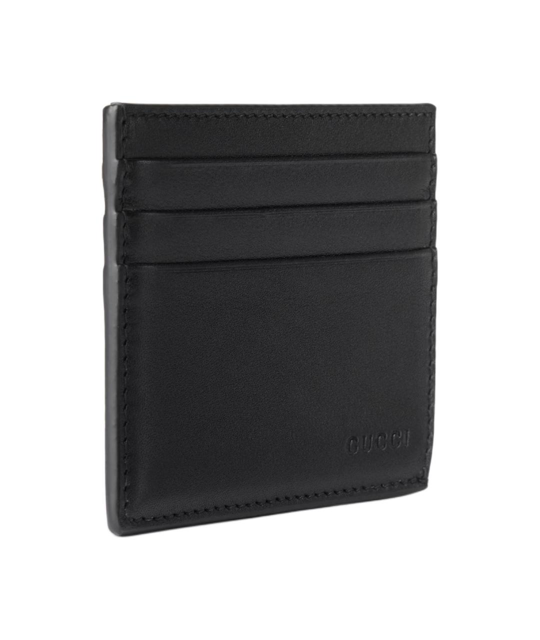 GUCCI Черный кожаный кардхолдер, фото 2