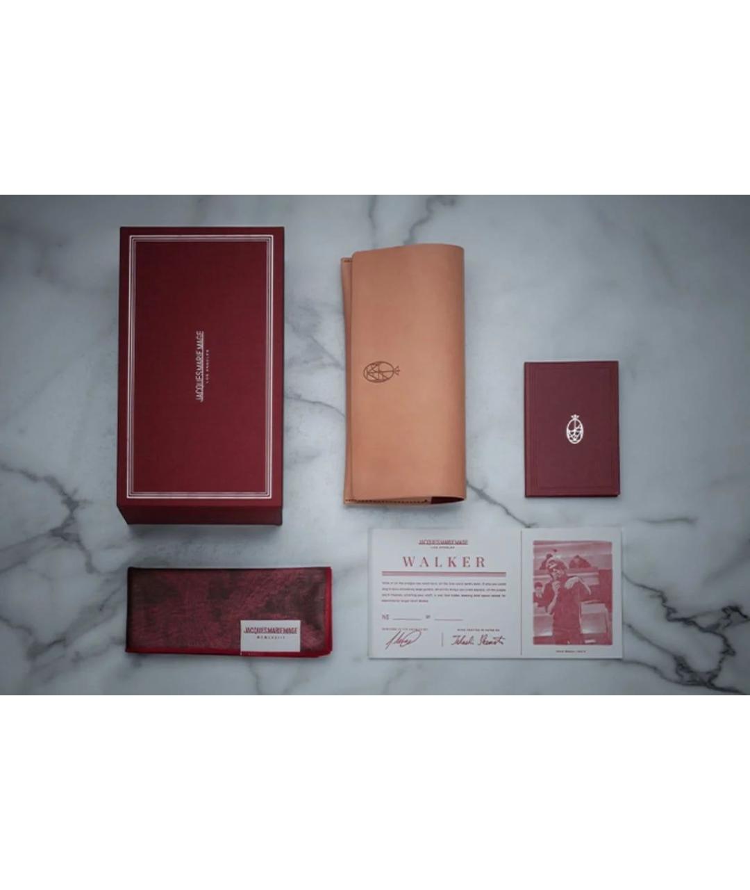 JACQUES MARIE MAGE Черные пластиковые солнцезащитные очки, фото 6