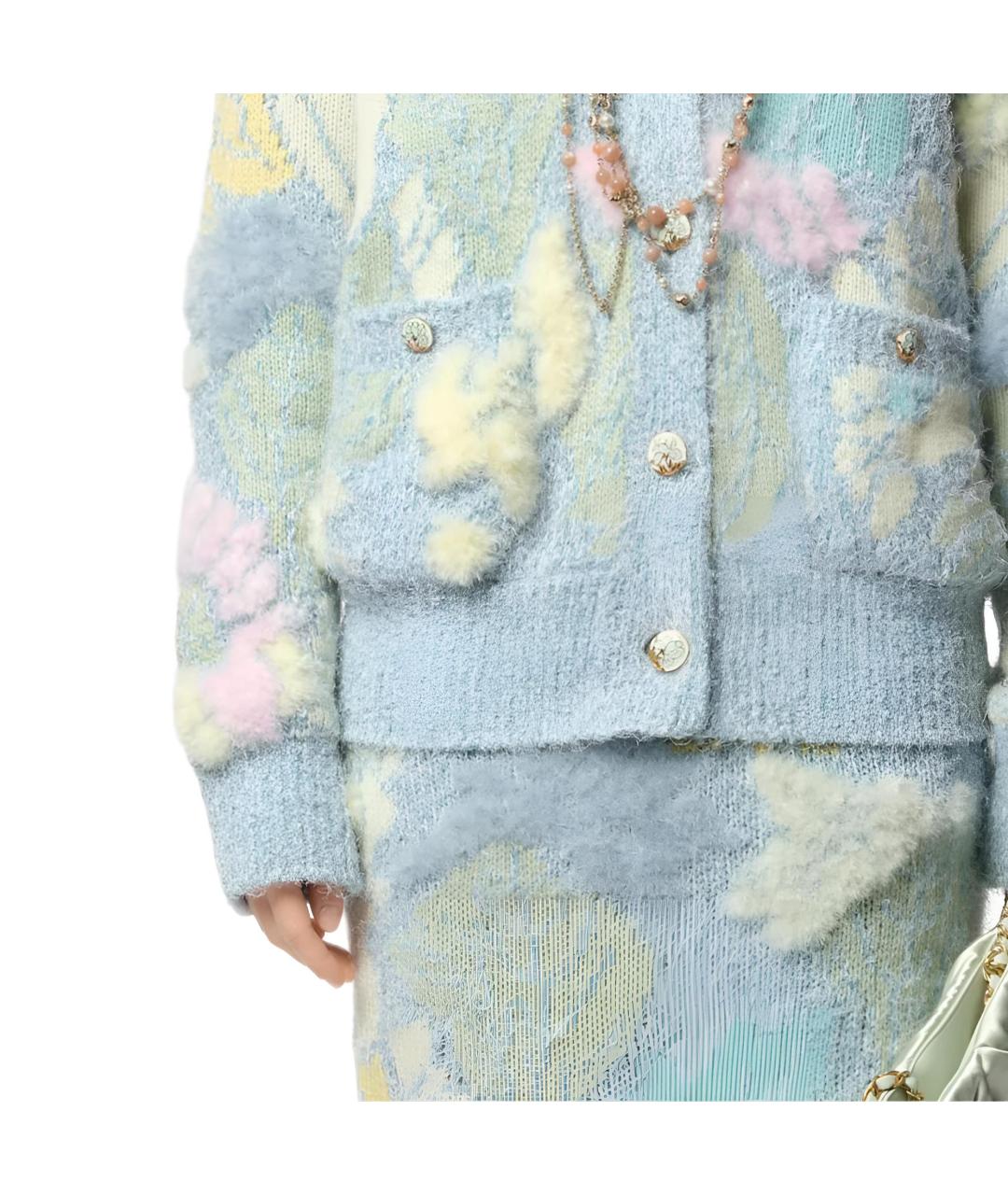 CHANEL Синий кардиган, фото 4