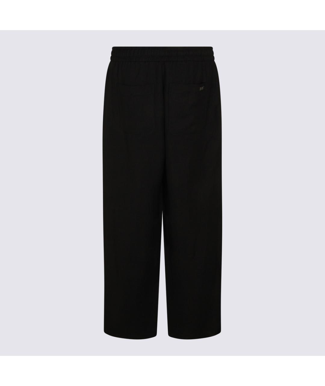 Ami Paris Черные вискозные повседневные брюки, фото 2