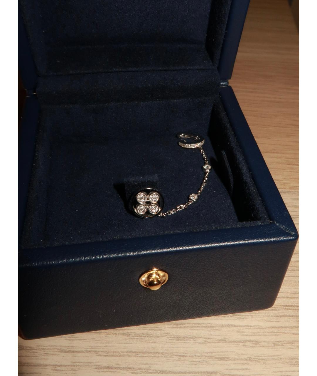 LOUIS VUITTON Белые серьги из белого золота, фото 5