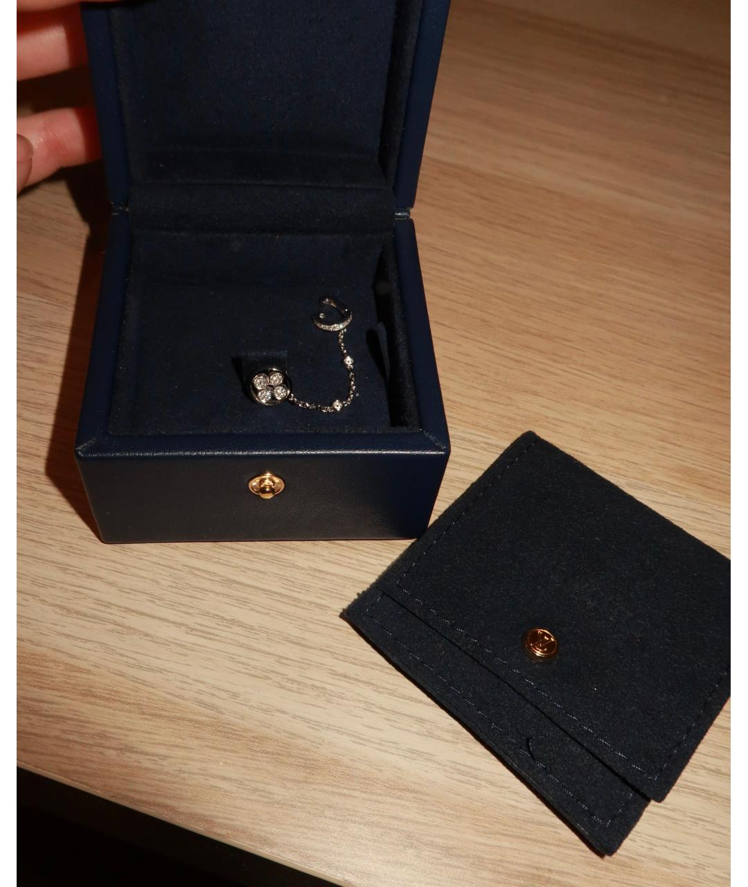 LOUIS VUITTON Белые серьги из белого золота, фото 7