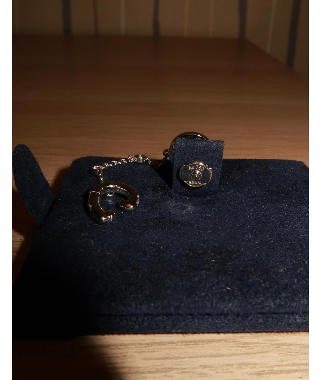 LOUIS VUITTON Белые серьги из белого золота, фото 6