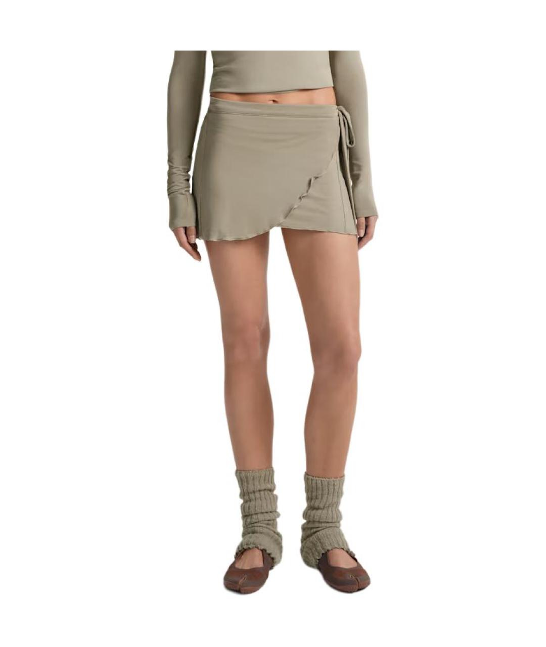 NIKE Бежевая юбка-шорты, фото 4