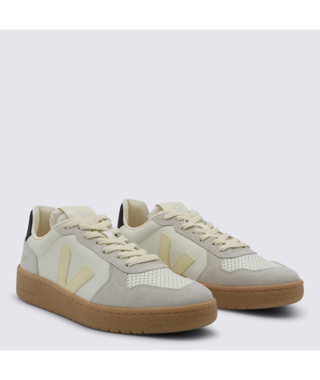 VEJA Белые кожаные низкие кроссовки / кеды, фото 2