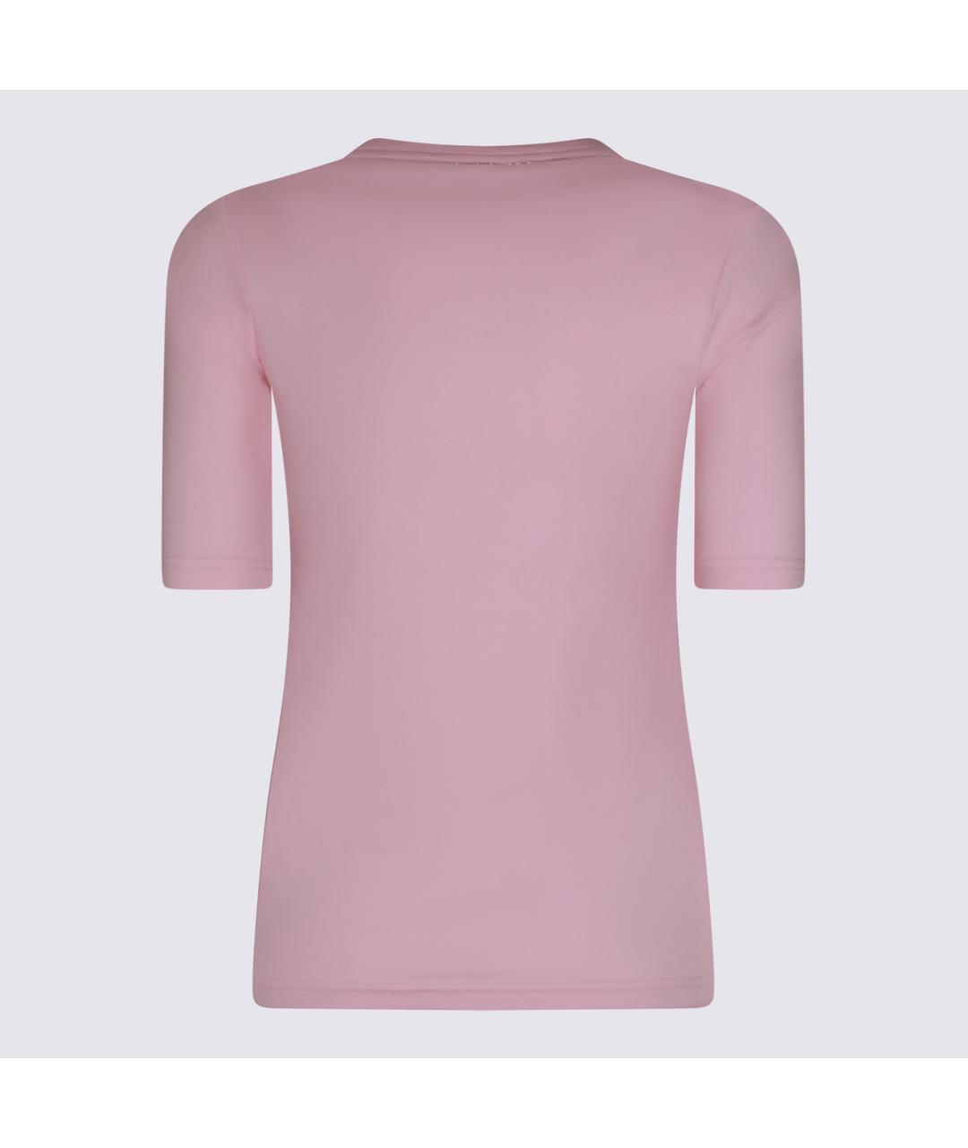 FABIANA FILIPPI Розовая хлопковая футболка, фото 2