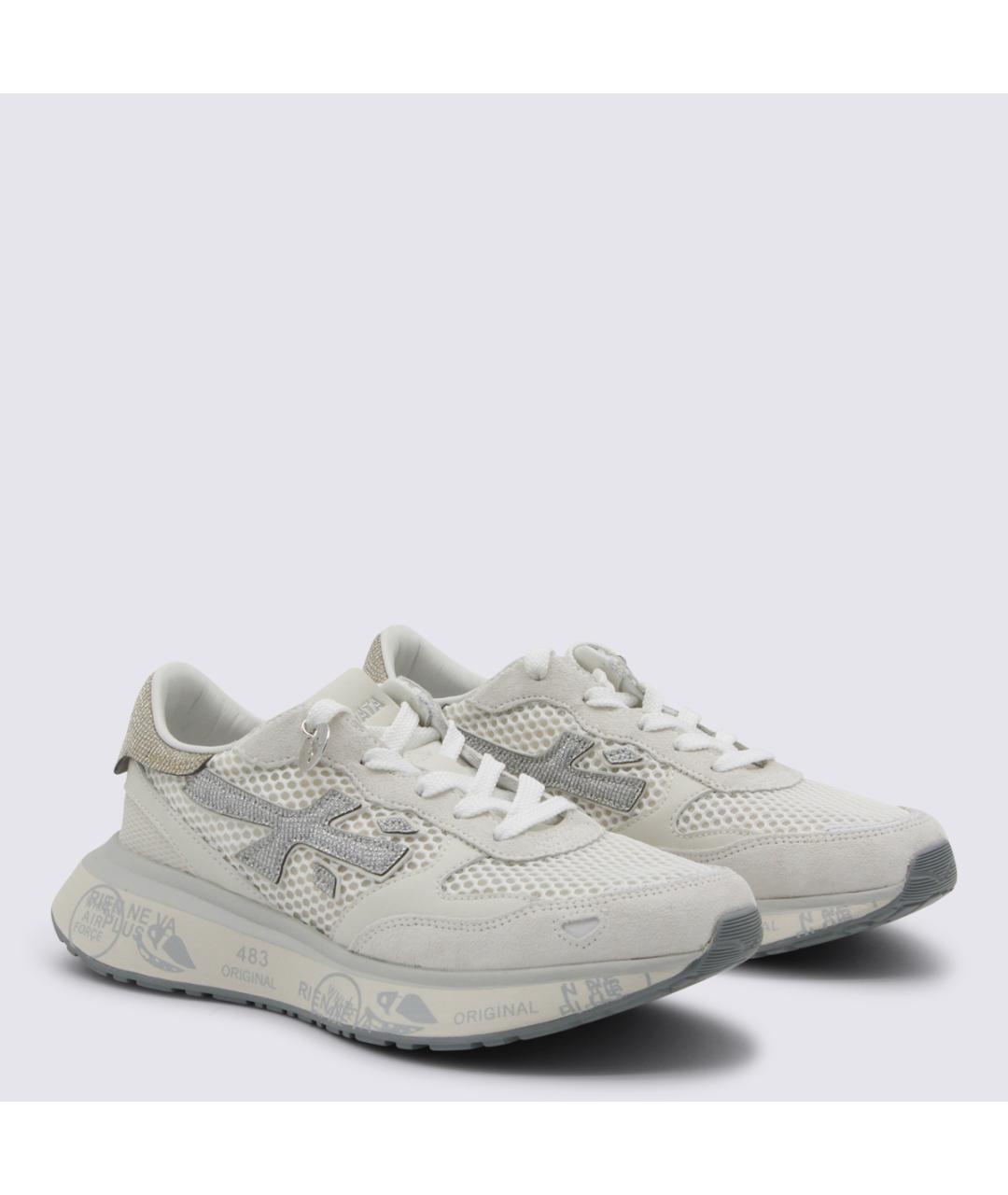 PREMIATA Белые кожаные кроссовки, фото 2