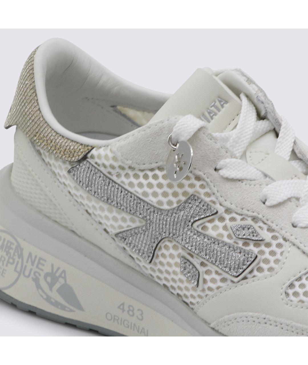 PREMIATA Белые кожаные кроссовки, фото 4