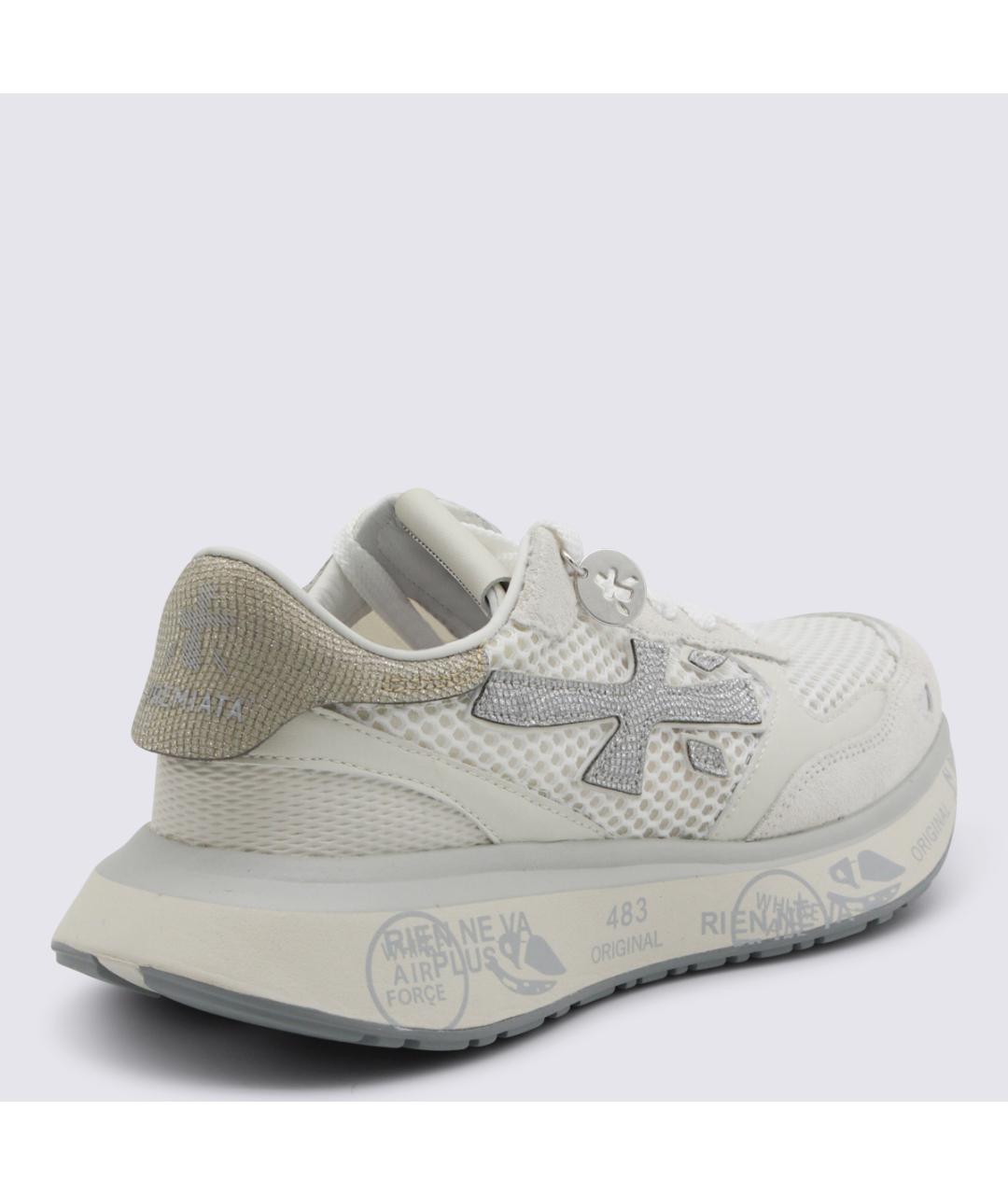 PREMIATA Белые кожаные кроссовки, фото 3