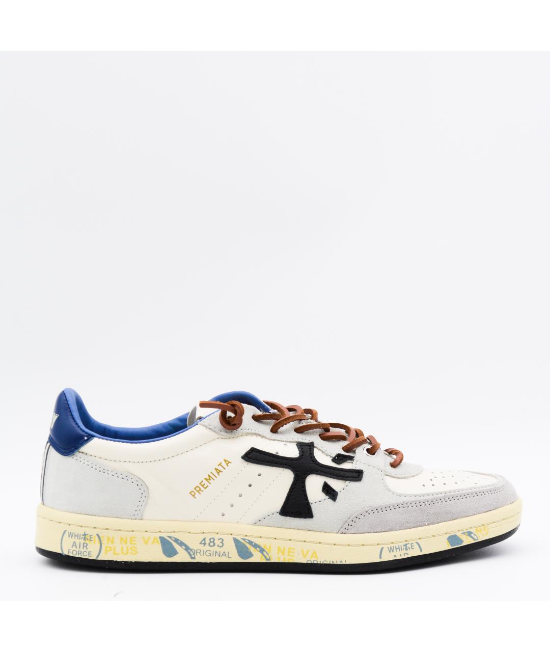 PREMIATA Белые низкие кроссовки / кеды, фото 5