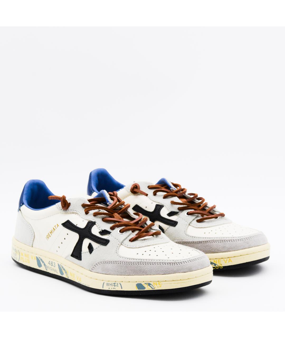 PREMIATA Белые низкие кроссовки / кеды, фото 2