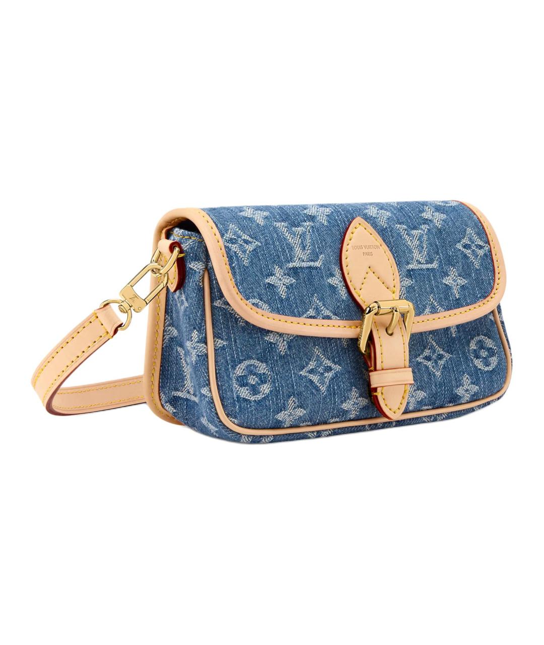 LOUIS VUITTON Синяя сумка через плечо, фото 2