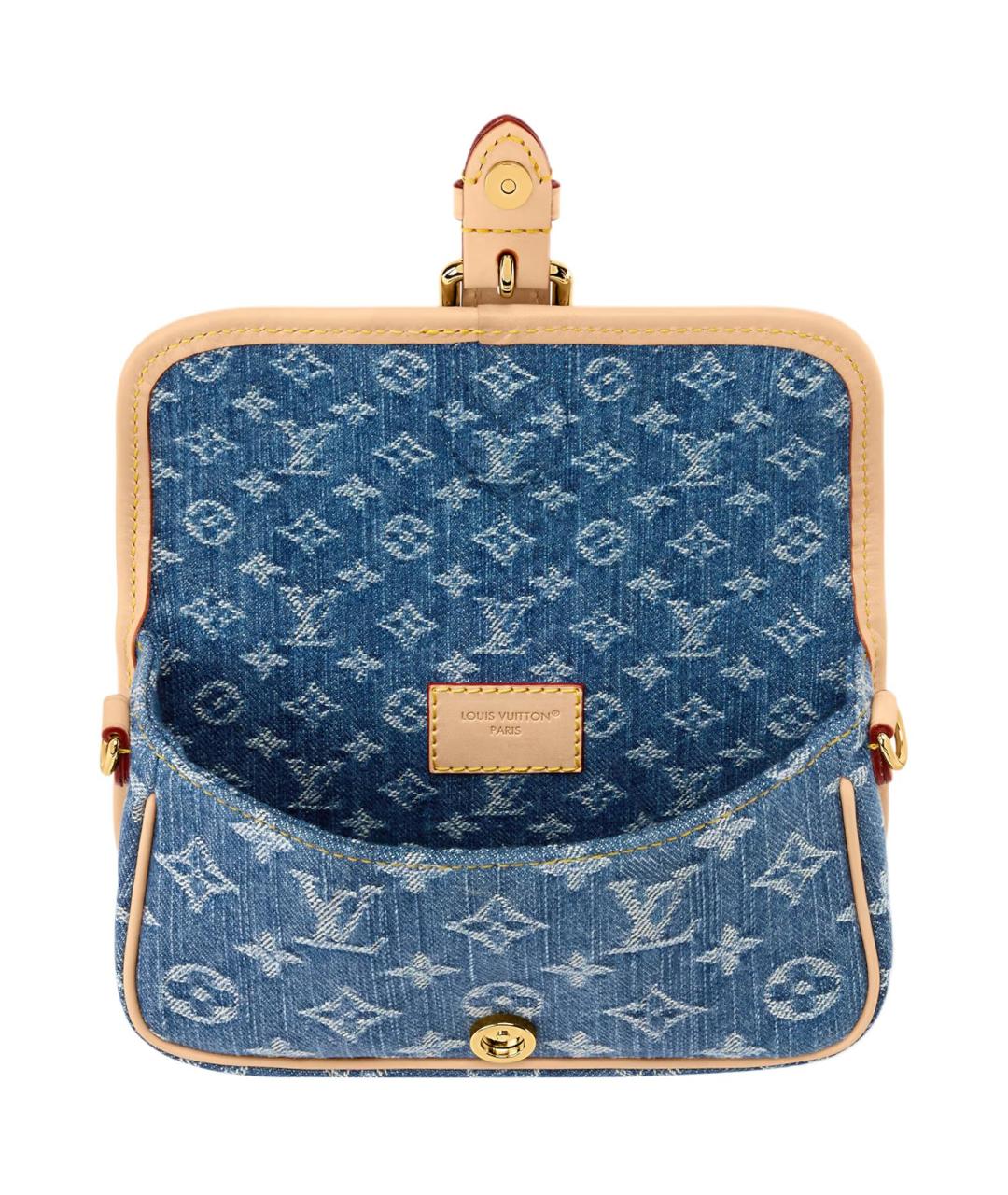 LOUIS VUITTON Синяя сумка через плечо, фото 4