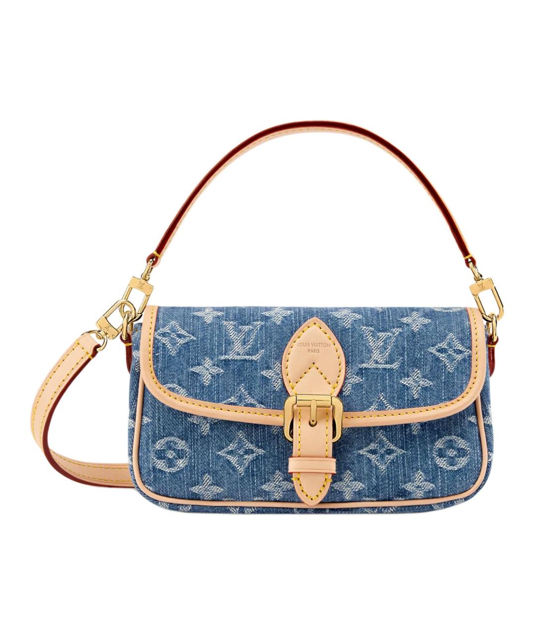 LOUIS VUITTON Синяя сумка через плечо, фото 1