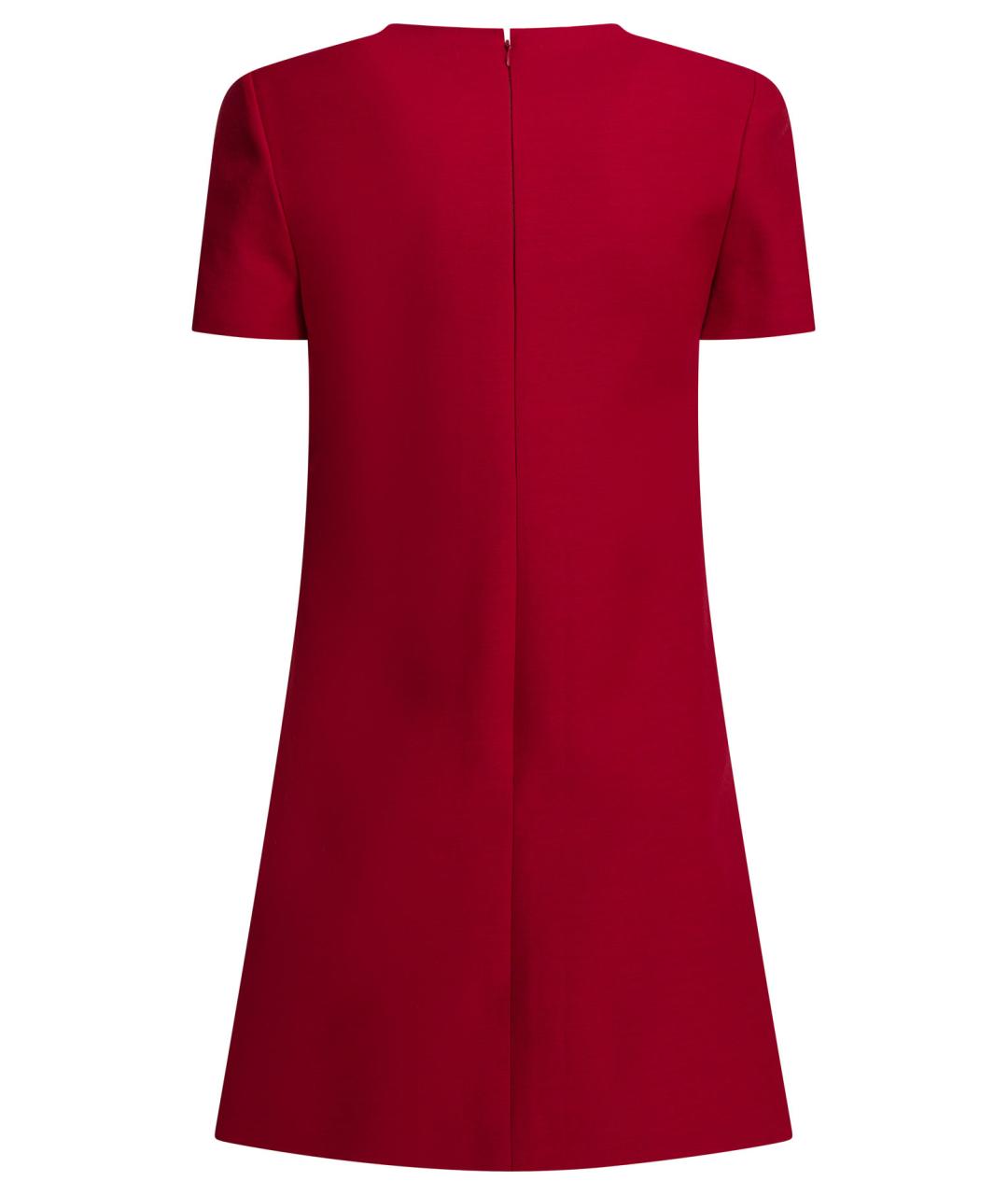 VALENTINO Красное шерстяное вечернее платье, фото 2