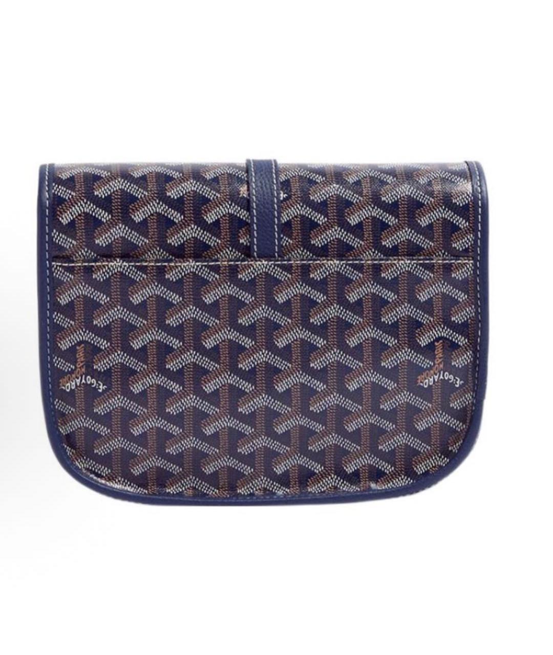 GOYARD Темно-синяя сумка через плечо, фото 3