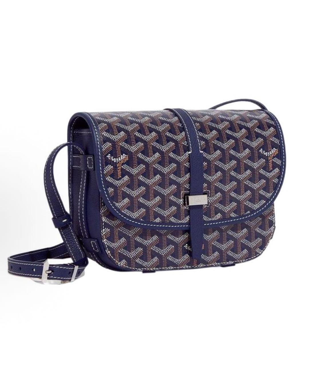 GOYARD Темно-синяя сумка через плечо, фото 6