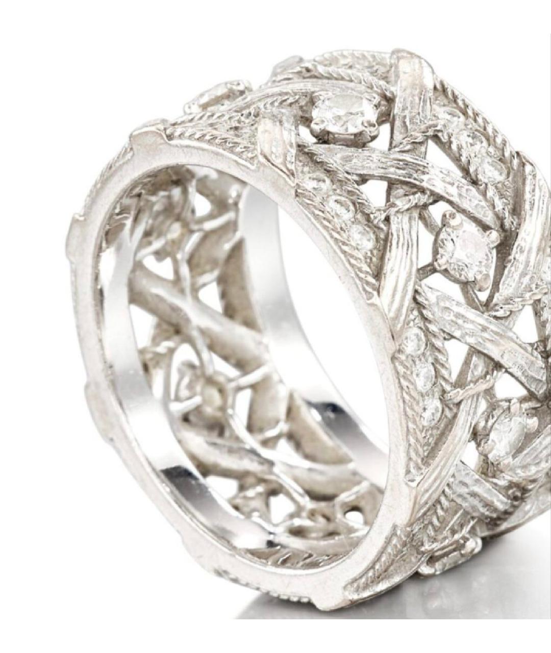 CHRISTIAN DIOR Серебряное кольцо из белого золота, фото 3