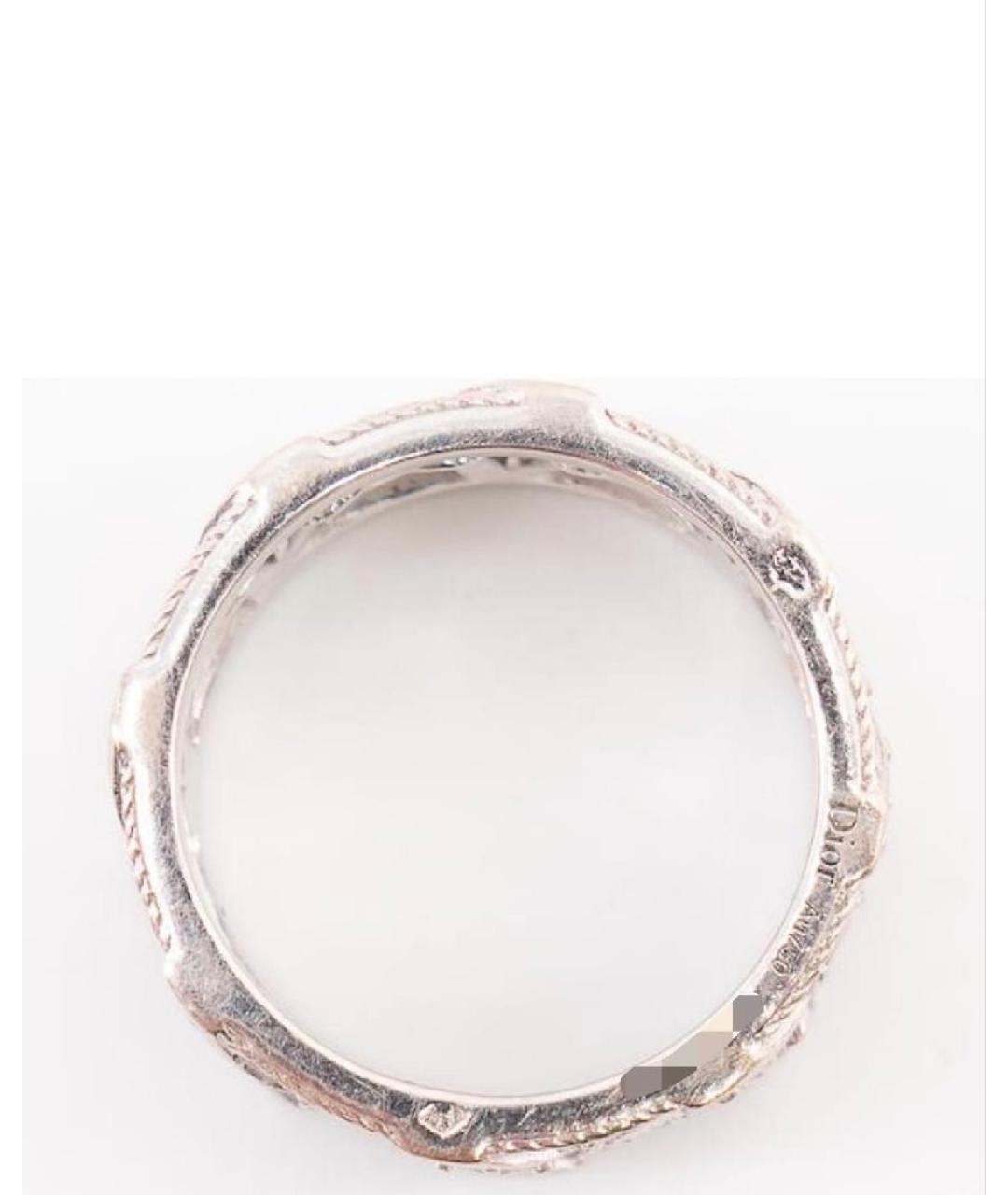 CHRISTIAN DIOR Серебряное кольцо из белого золота, фото 4