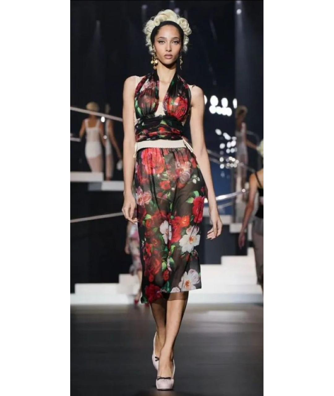 DOLCE&GABBANA Шифоновый костюм с юбками, фото 7