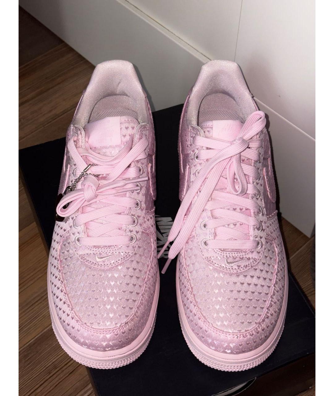 NIKE Розовые текстильные кроссовки, фото 6