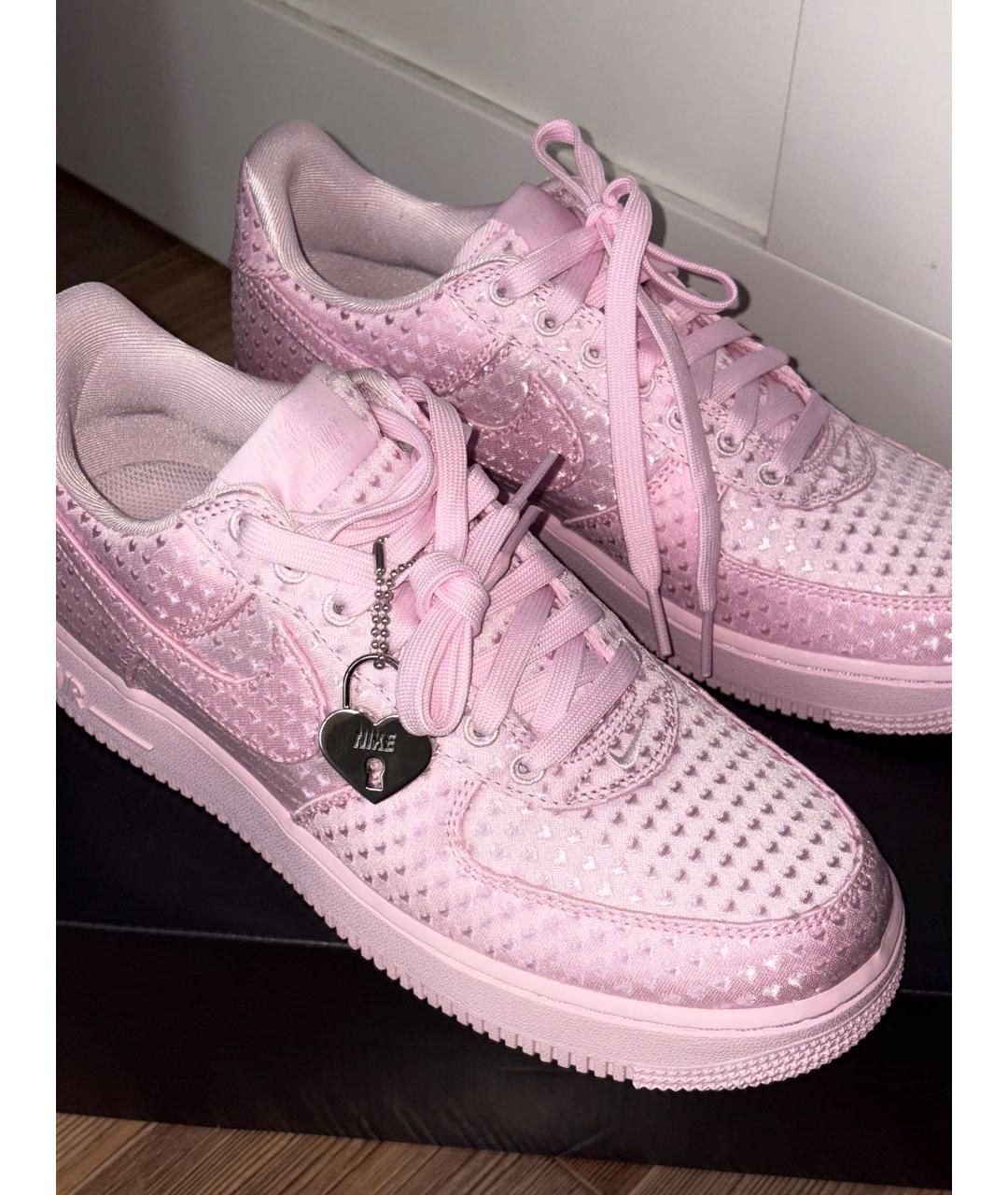 NIKE Розовые текстильные кроссовки, фото 5