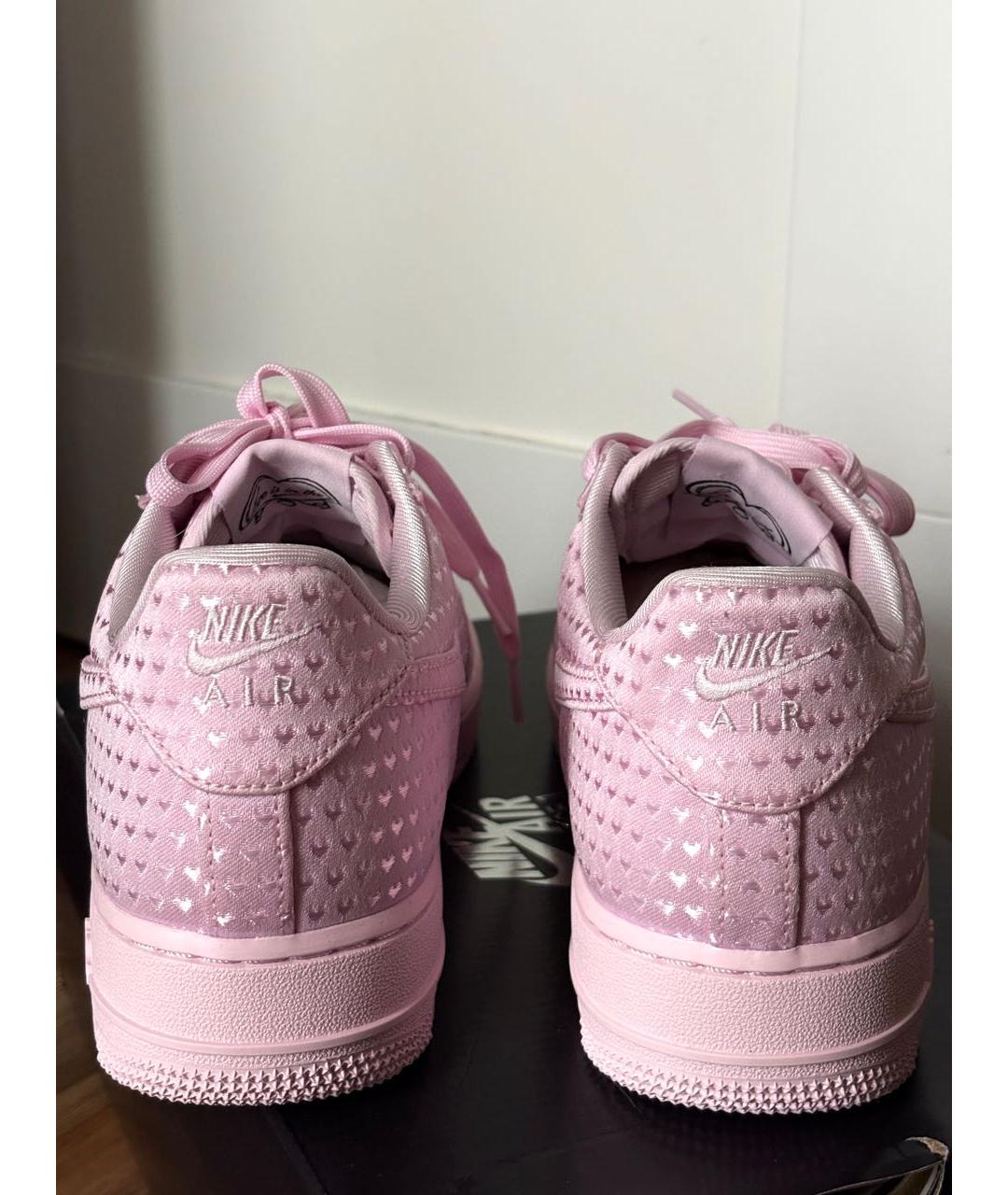 NIKE Розовые текстильные кроссовки, фото 4