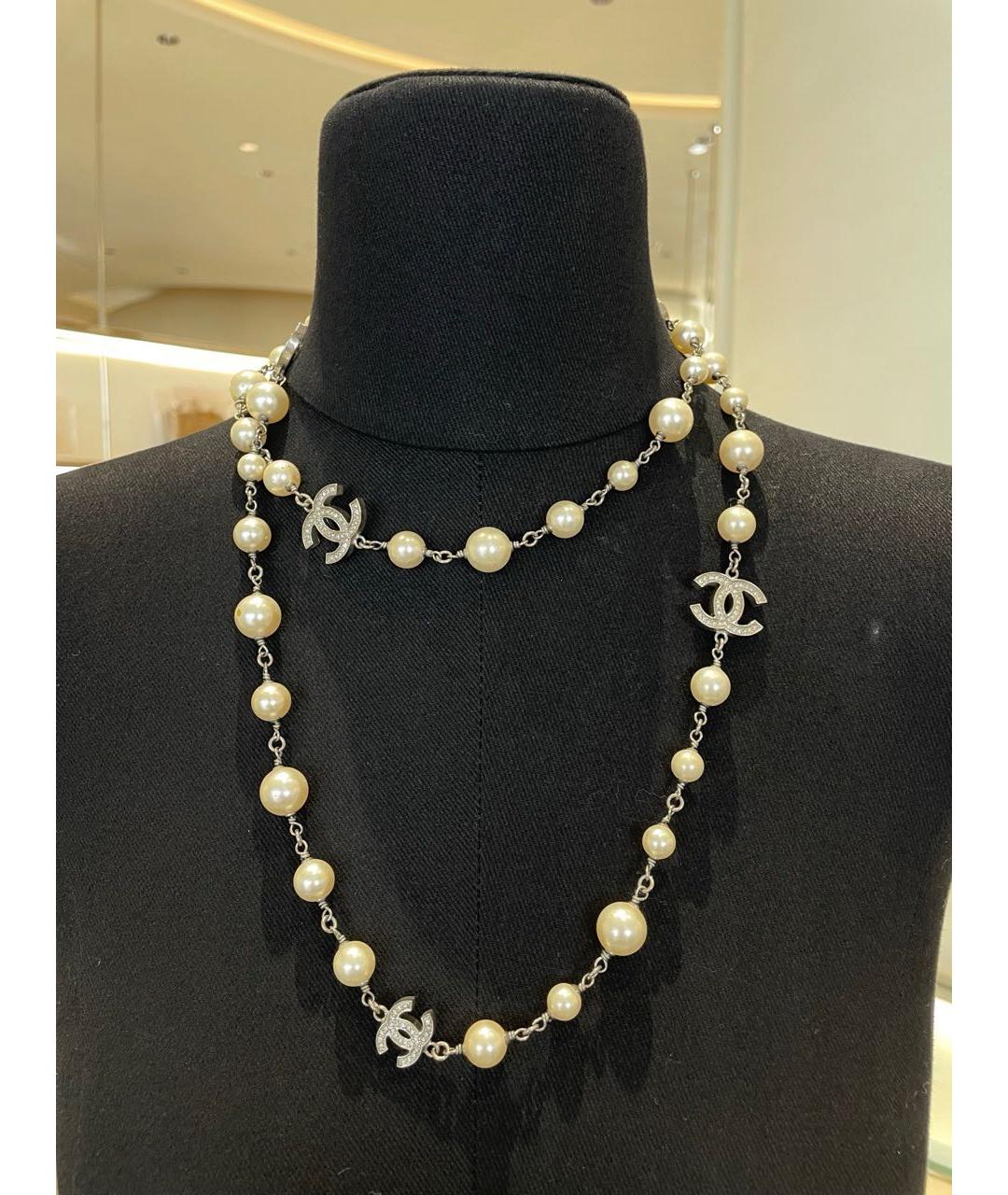 CHANEL Золотое металлическое колье, фото 5