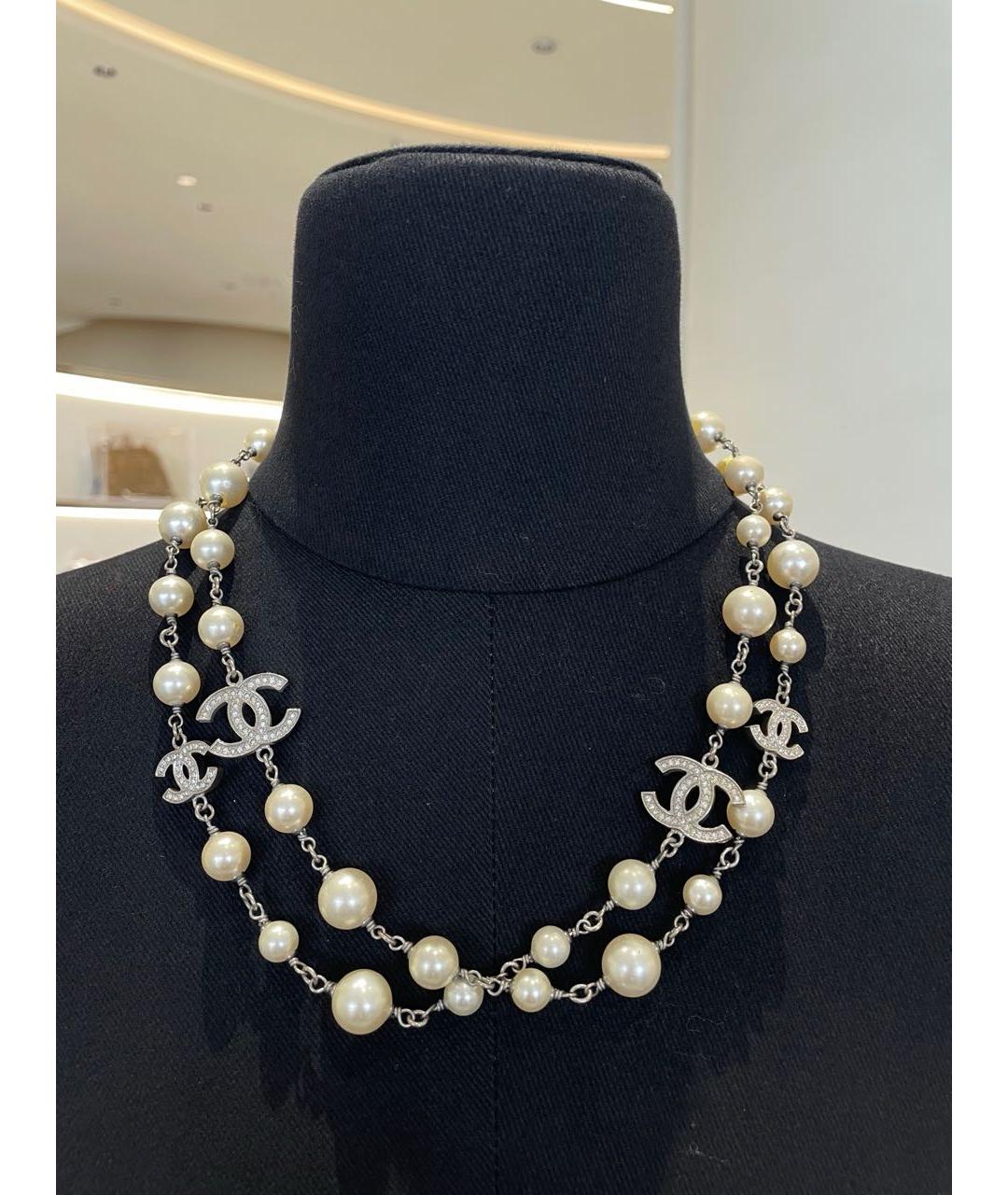 CHANEL Золотое металлическое колье, фото 3