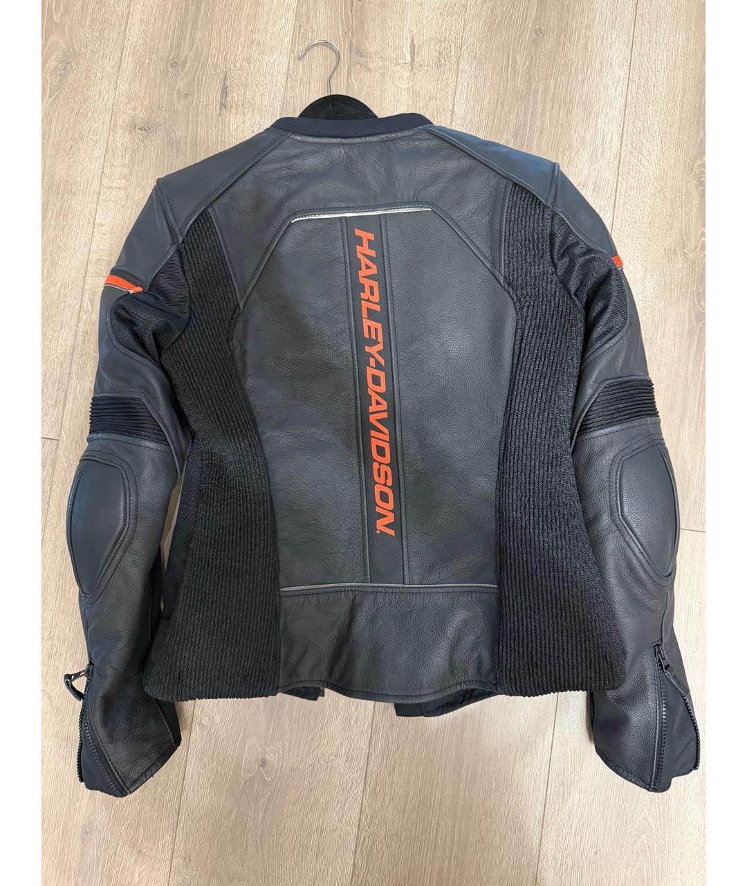 Harley Davidson Черная кожаная куртка, фото 2