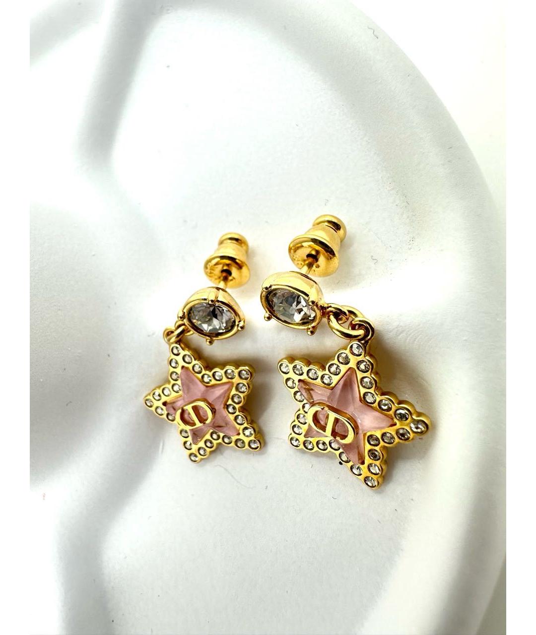 CHRISTIAN DIOR Золотые серьги, фото 2