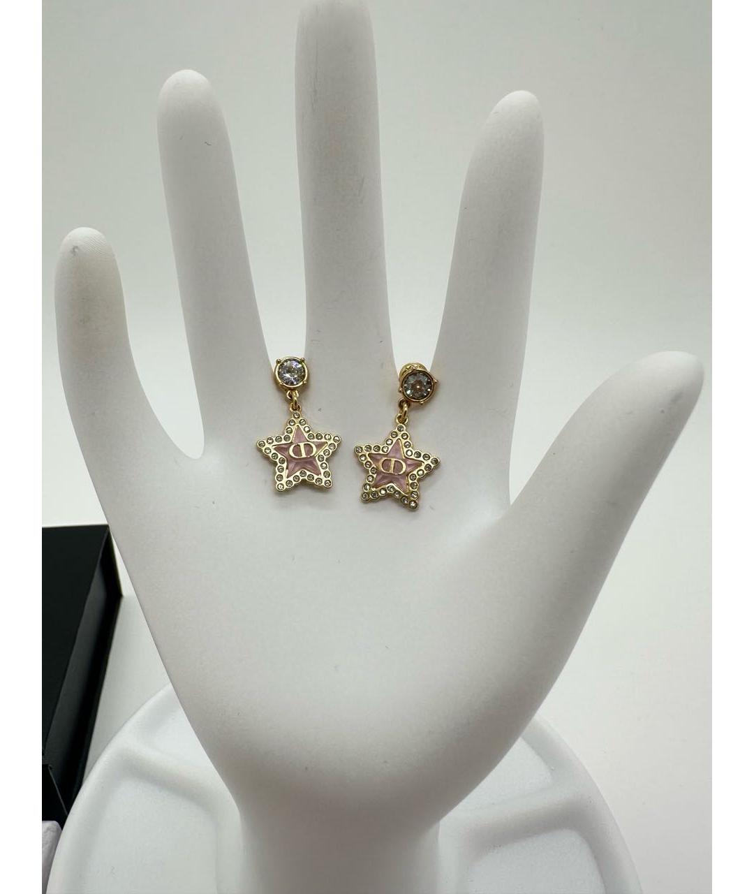 CHRISTIAN DIOR Золотые серьги, фото 6