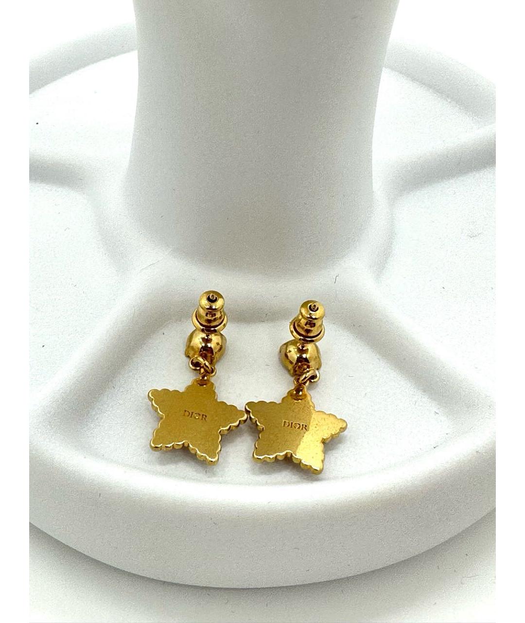 CHRISTIAN DIOR Золотые серьги, фото 3