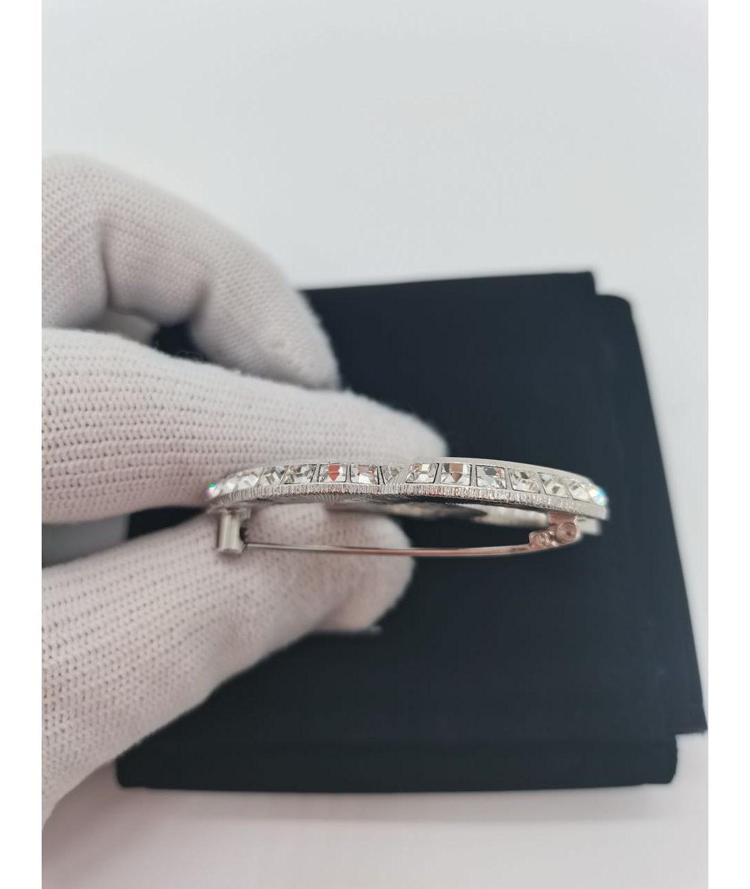 CHANEL Серебряная металлическая булавка / брошь, фото 7