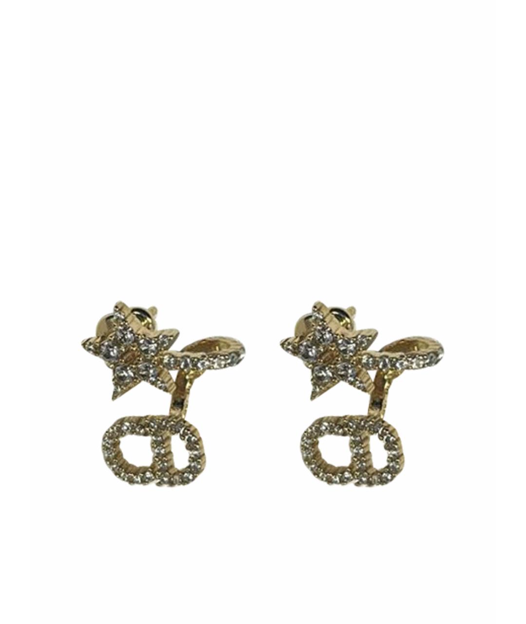 CHRISTIAN DIOR Золотые серьги, фото 1