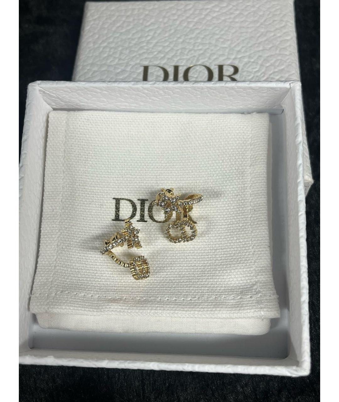 CHRISTIAN DIOR Золотые серьги, фото 6