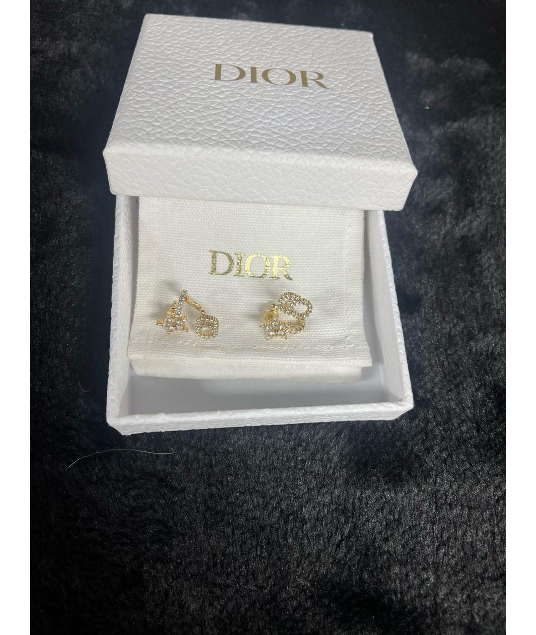 CHRISTIAN DIOR Золотые серьги, фото 3