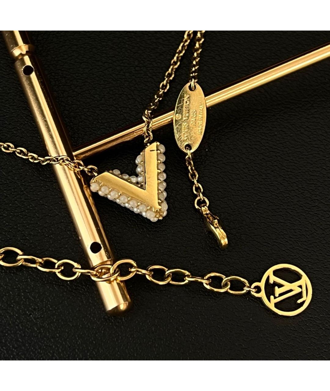 LOUIS VUITTON Золотое колье, фото 4