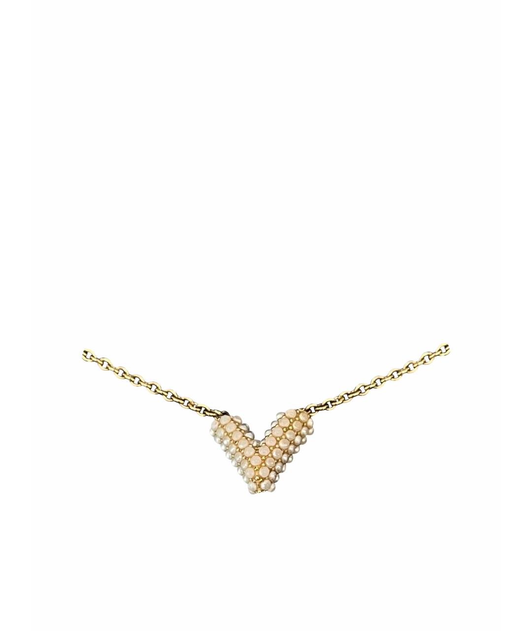 LOUIS VUITTON Золотое колье, фото 1