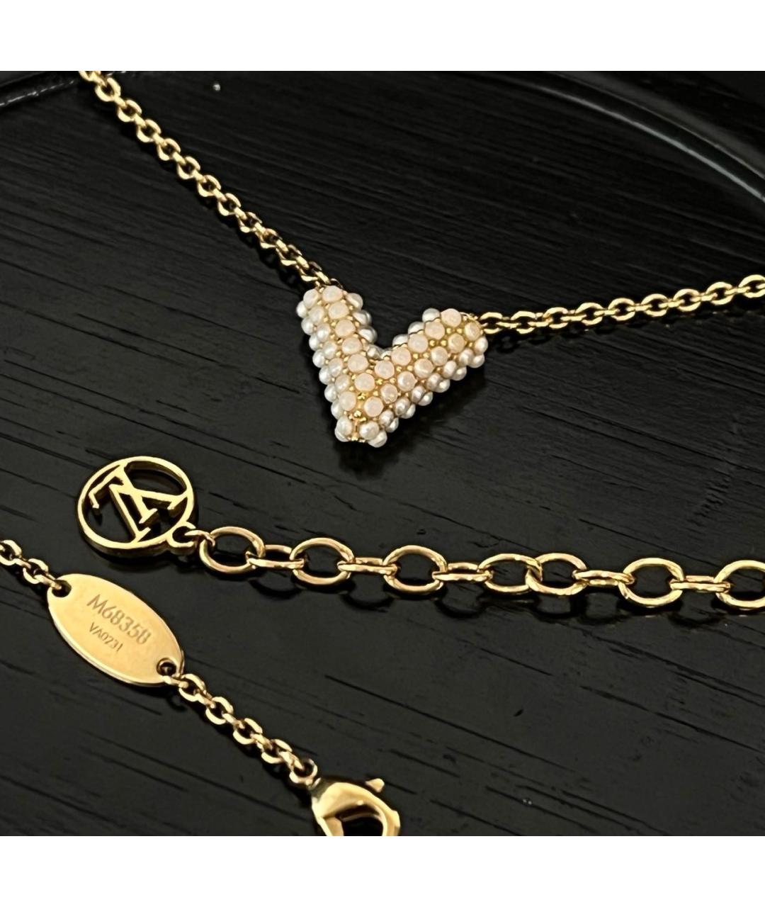 LOUIS VUITTON Золотое колье, фото 7