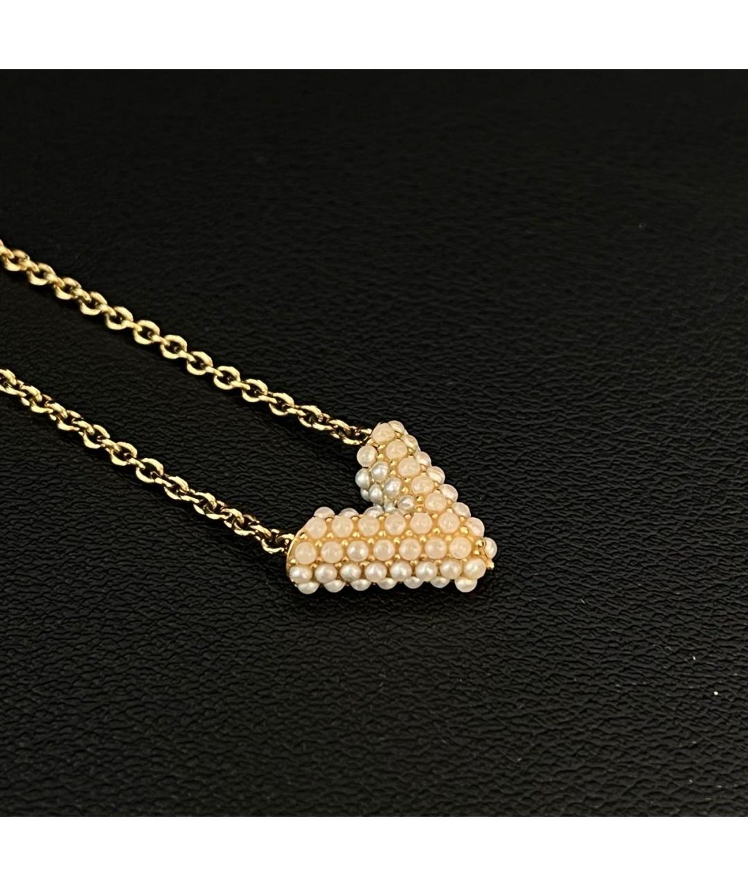 LOUIS VUITTON Золотое колье, фото 3