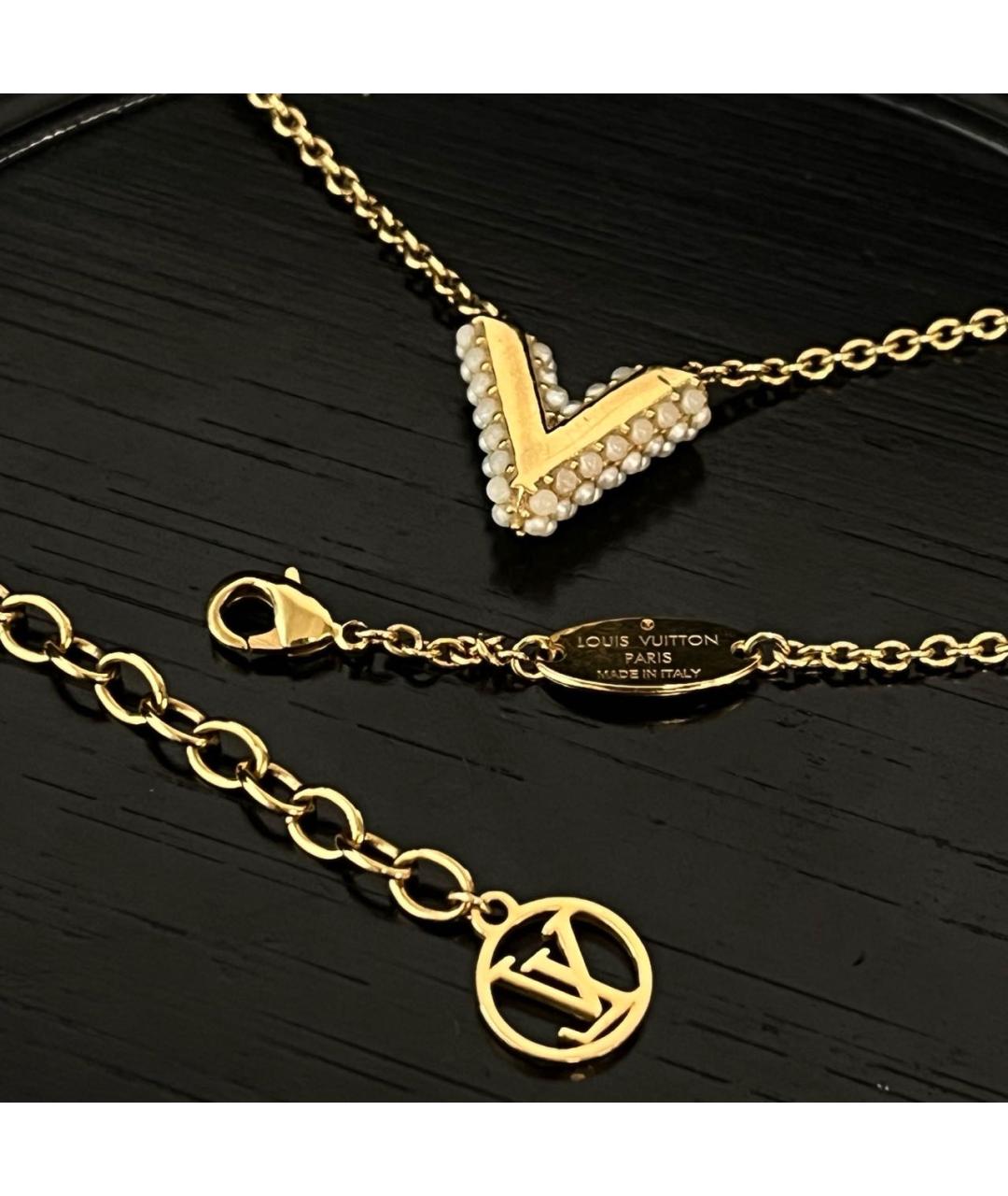 LOUIS VUITTON Золотое колье, фото 6