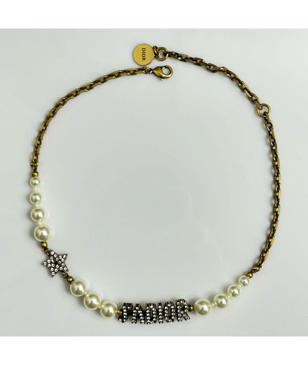 CHRISTIAN DIOR Золотое колье, фото 7
