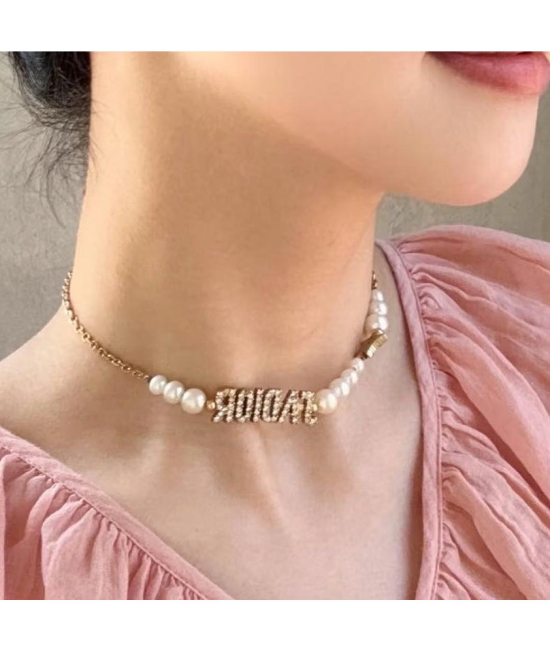 CHRISTIAN DIOR Золотое колье, фото 6