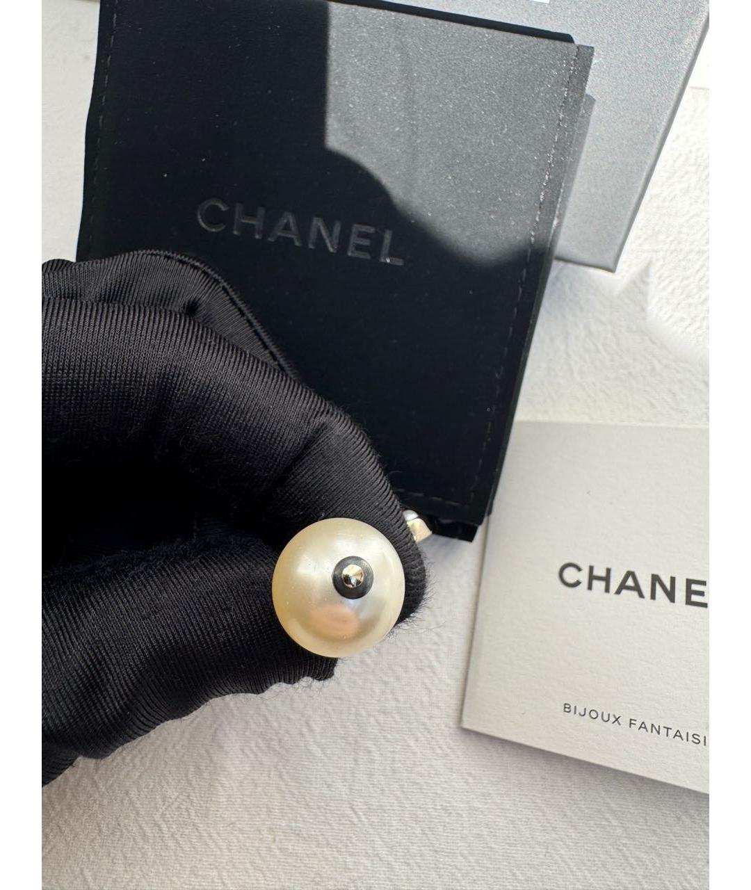 CHANEL Золотая металлическая булавка / брошь, фото 6